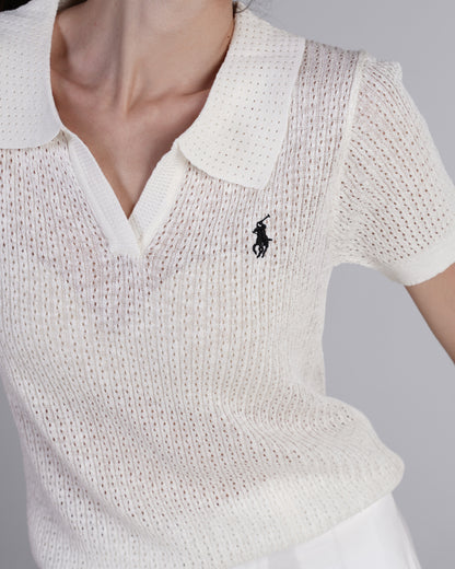 Sofia Knit Polo Top