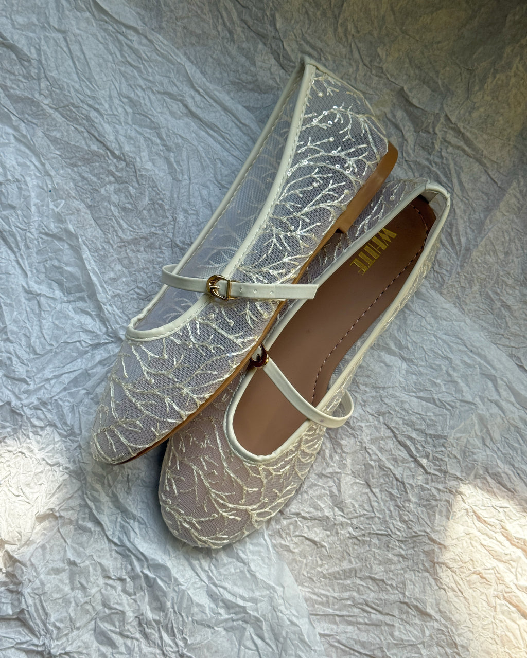Belle Lace Ballet Flats