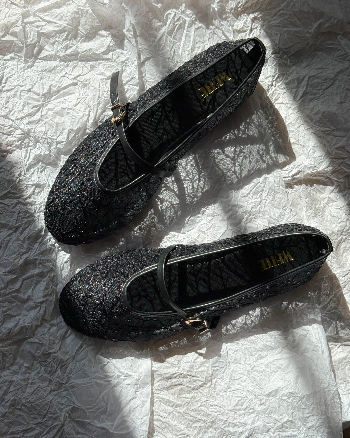 Belle Lace Ballet Flats