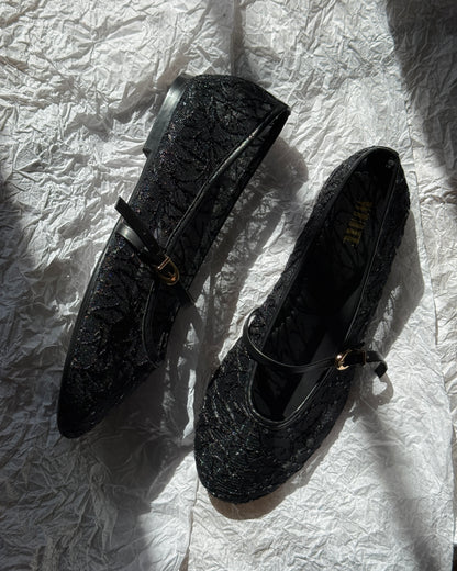 Belle Lace Ballet Flats