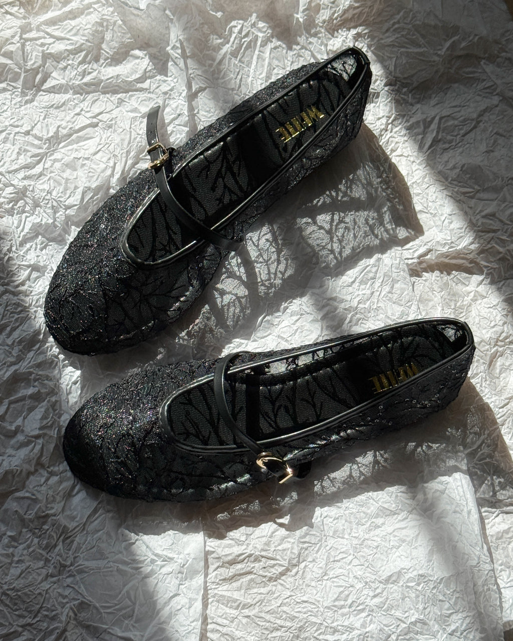 Belle Lace Ballet Flats