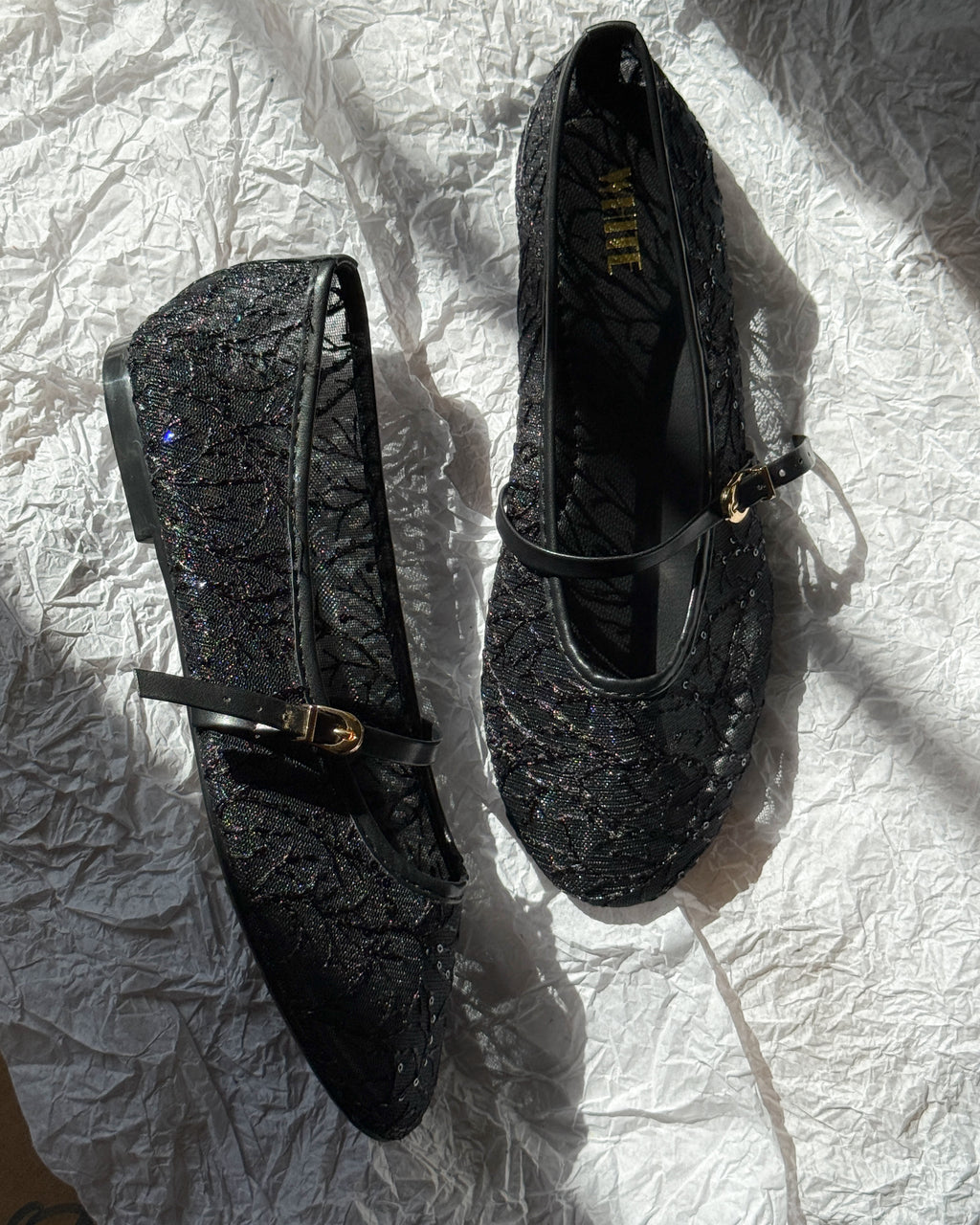 Belle Lace Ballet Flats