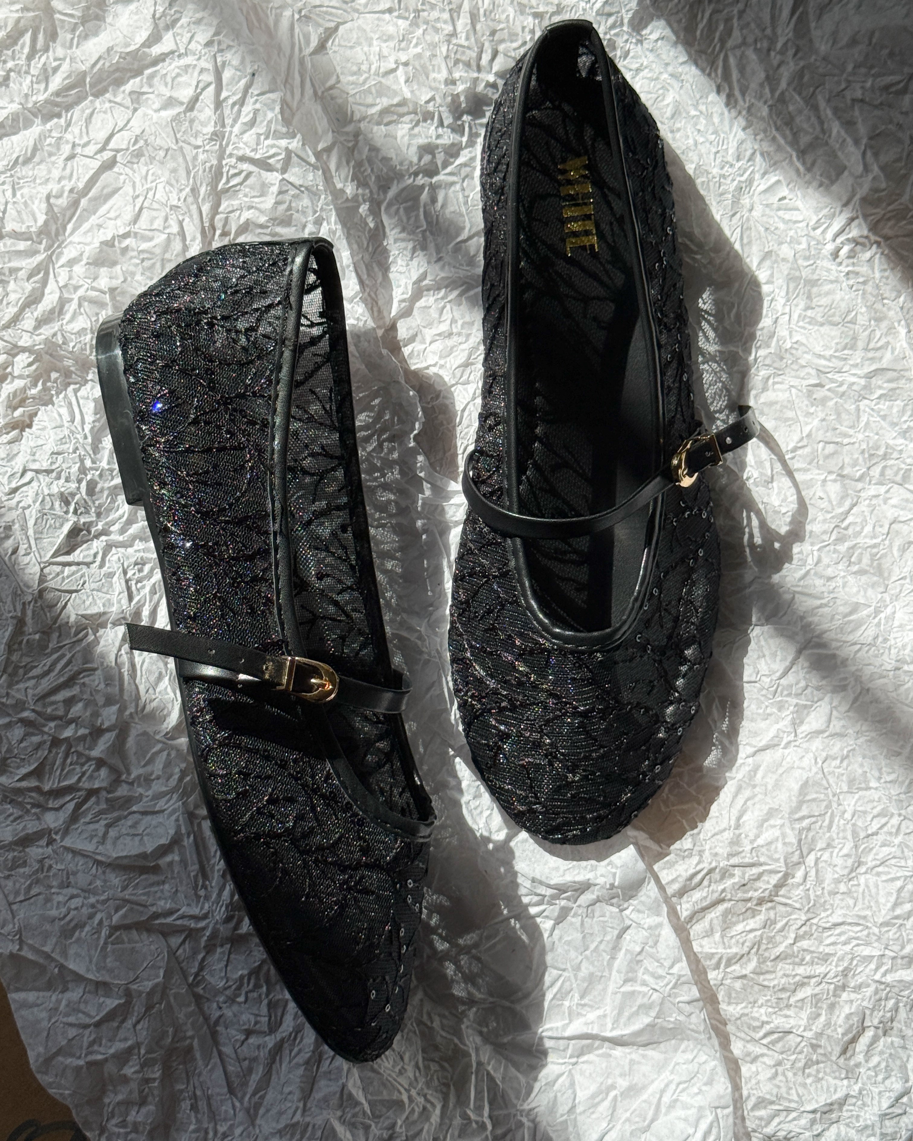 Belle Lace Ballet Flats