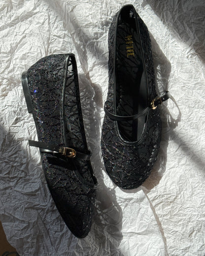 Belle Lace Ballet Flats