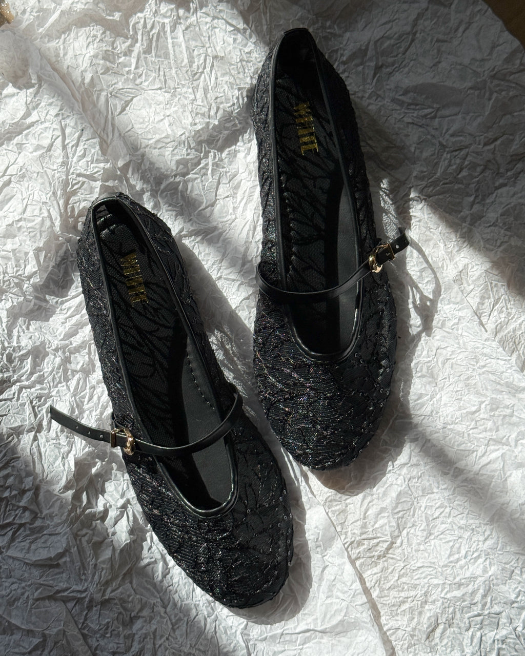 Belle Lace Ballet Flats