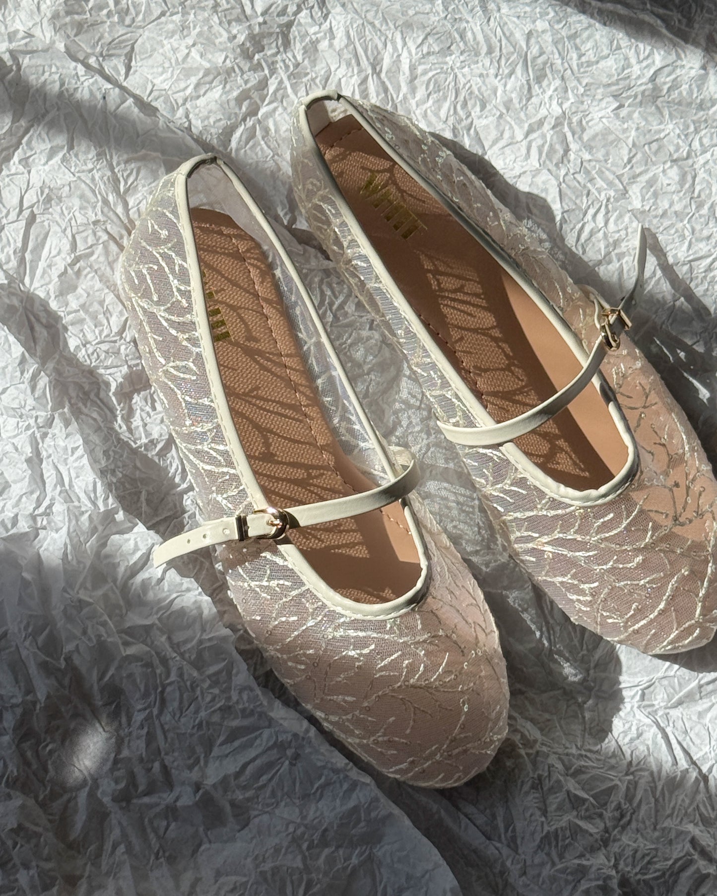 Belle Lace Ballet Flats