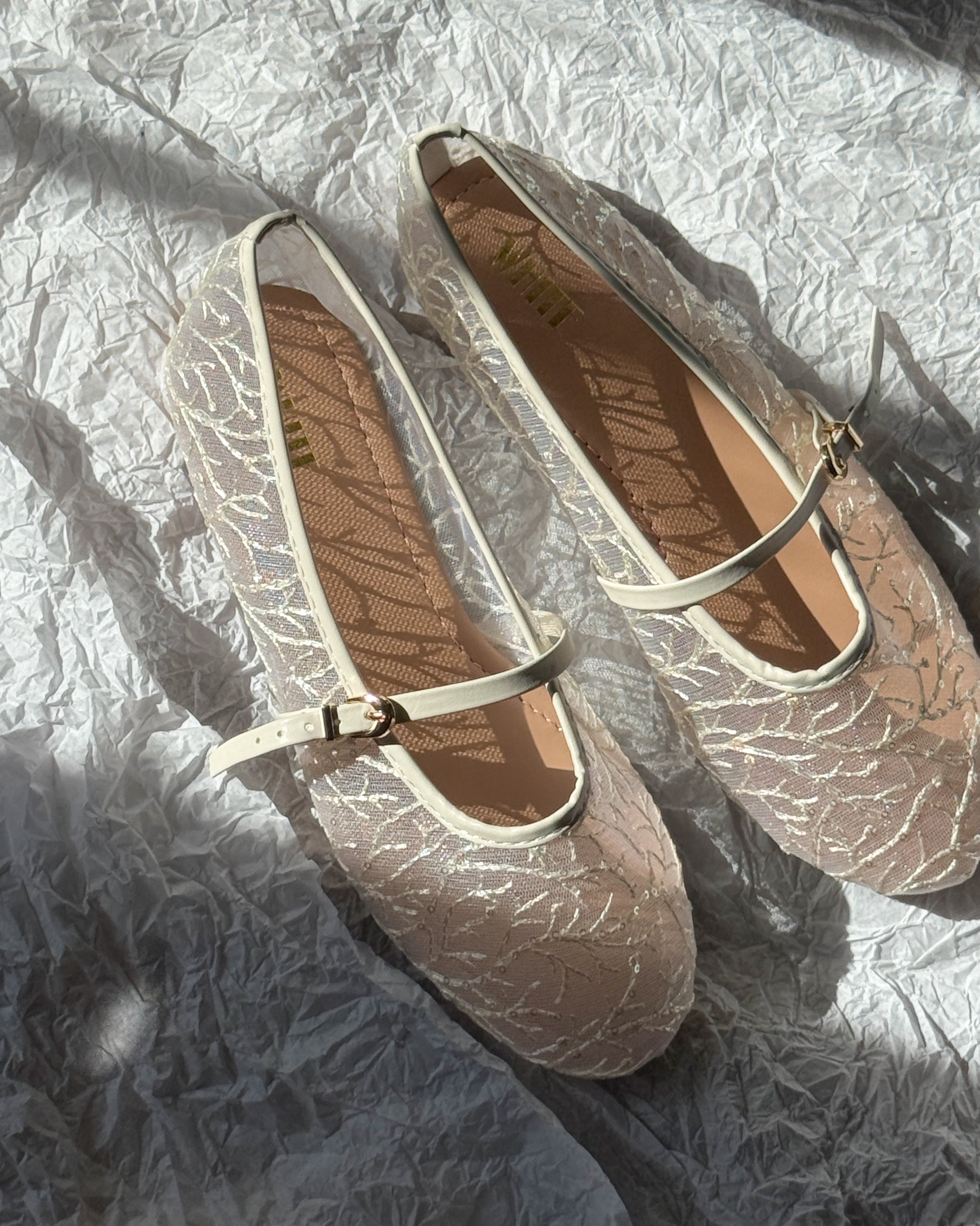 Belle Lace Ballet Flats