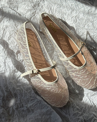 Belle Lace Ballet Flats