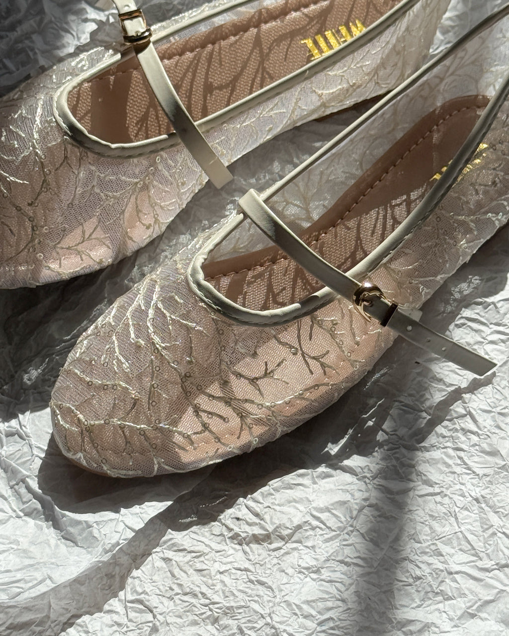 Belle Lace Ballet Flats