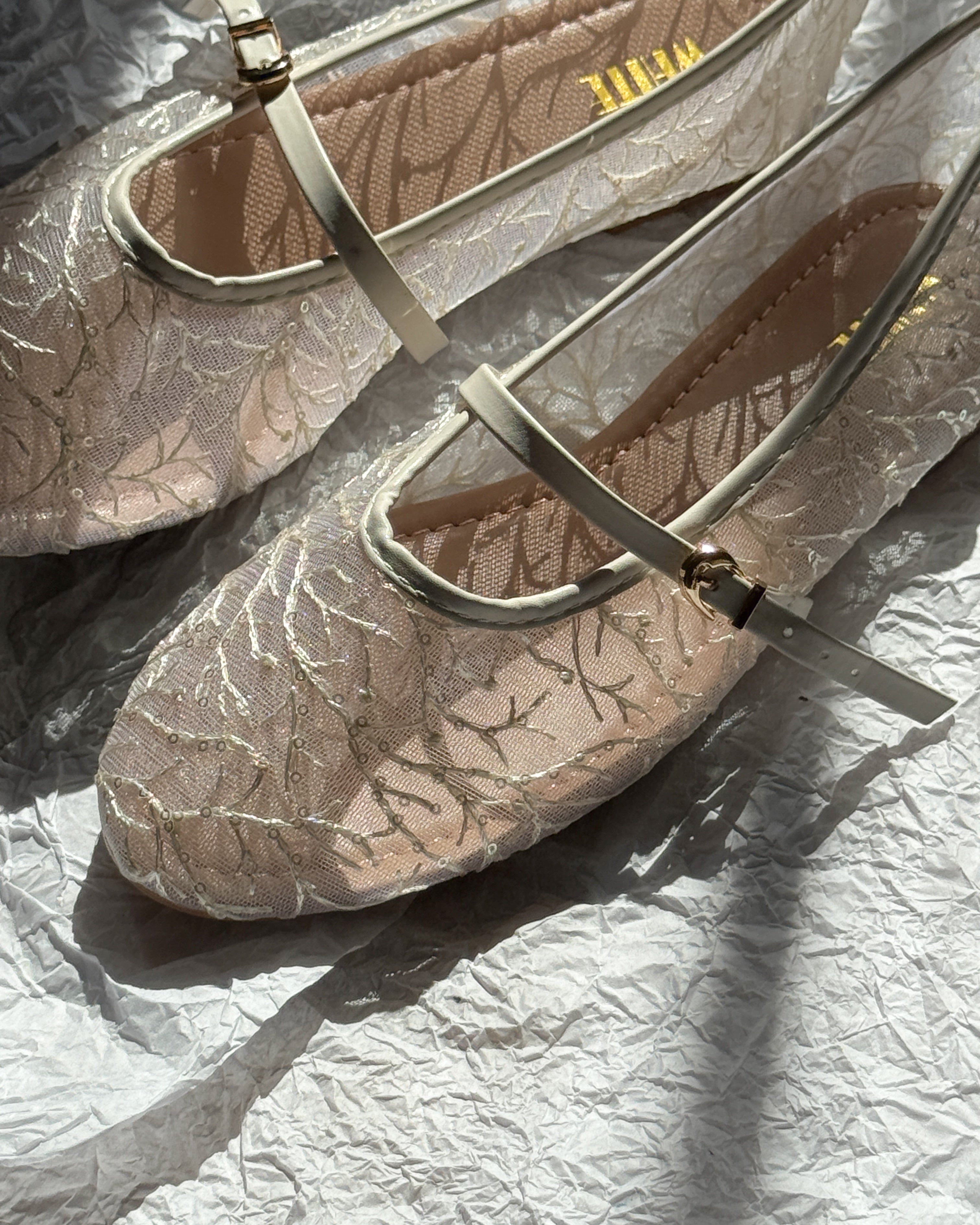 Belle Lace Ballet Flats