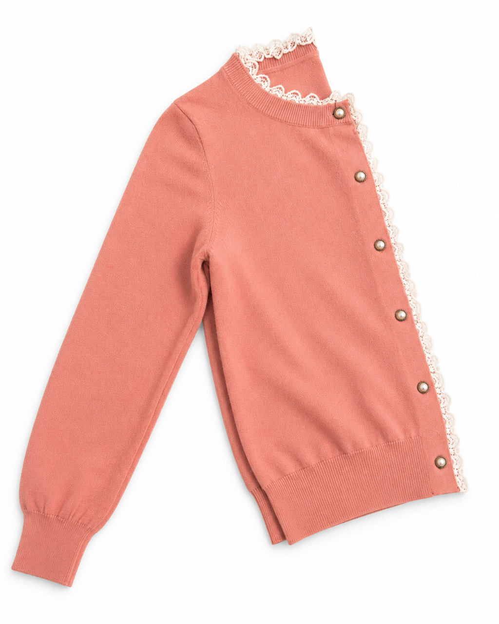 Amélie Lace Trim Cardigan