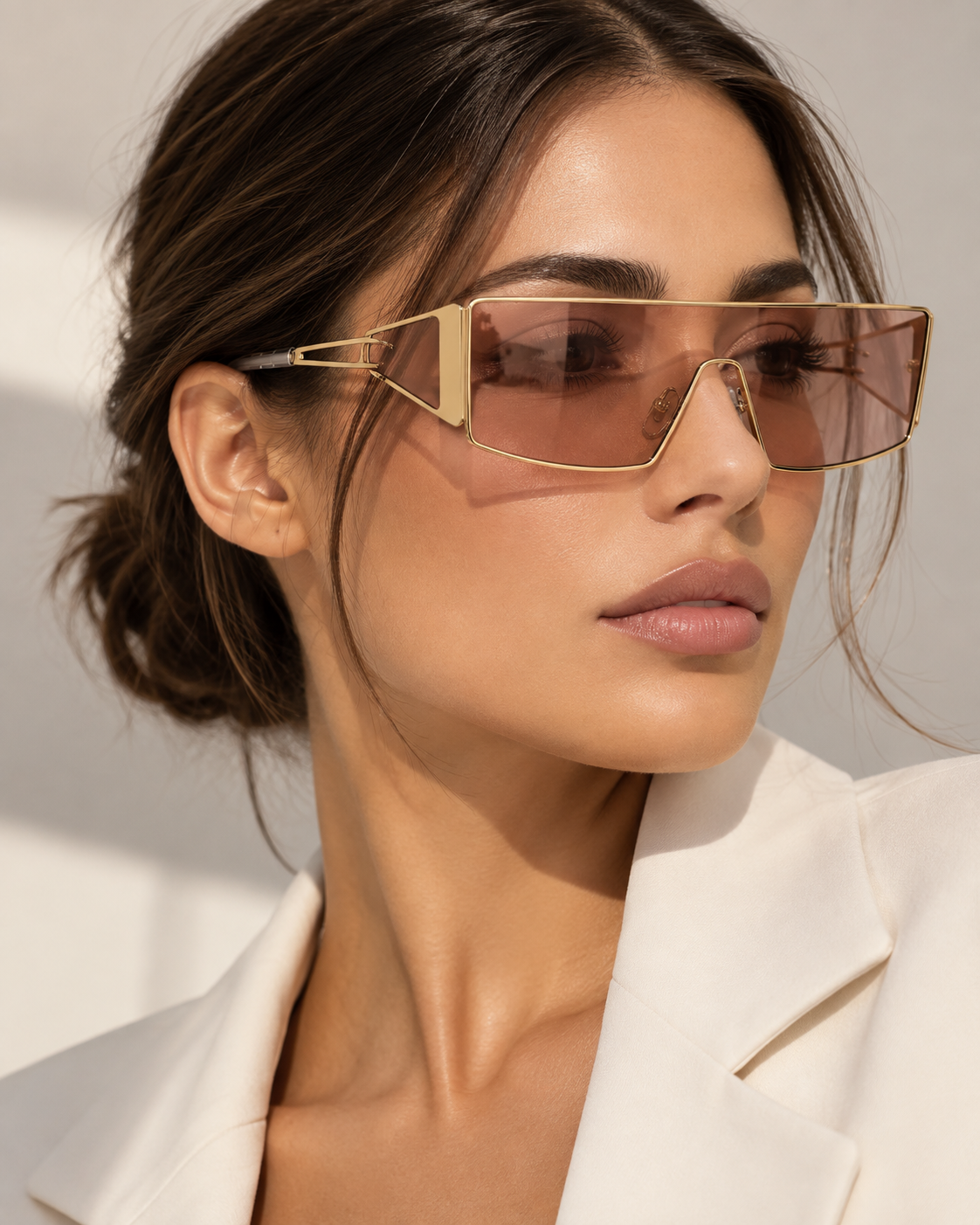 Geometric Shield Sunglasses