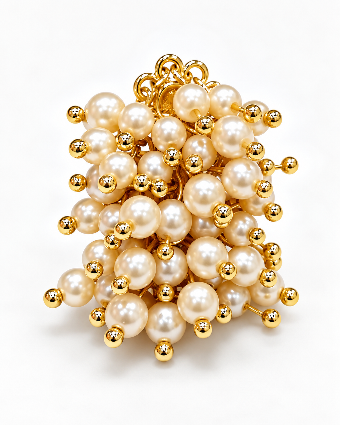Pearl Cluster Statement Ring