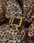 Reversible Leopard Print Coat