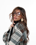 Oversized Round Frame Sunglasses