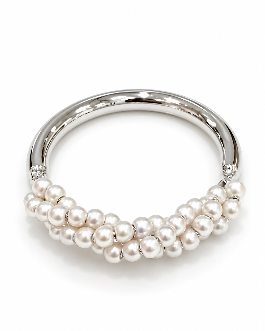 Pearl Cluster Open Ring