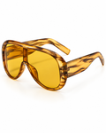 Oversized Retro Aviator Sunglasses