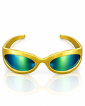 Futuristic Oval Sunglasses