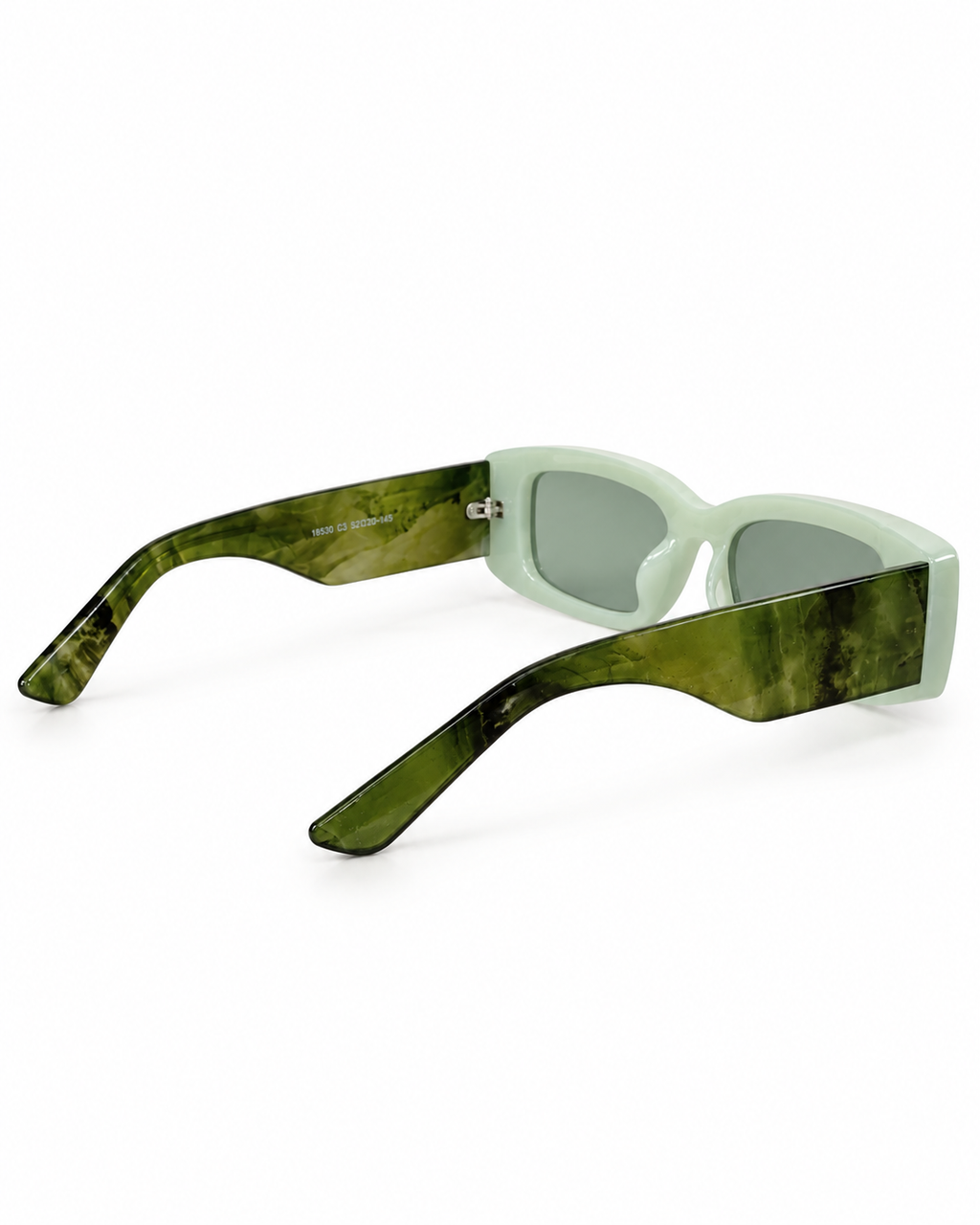 Retro Chunky Rectangle Sunglasses