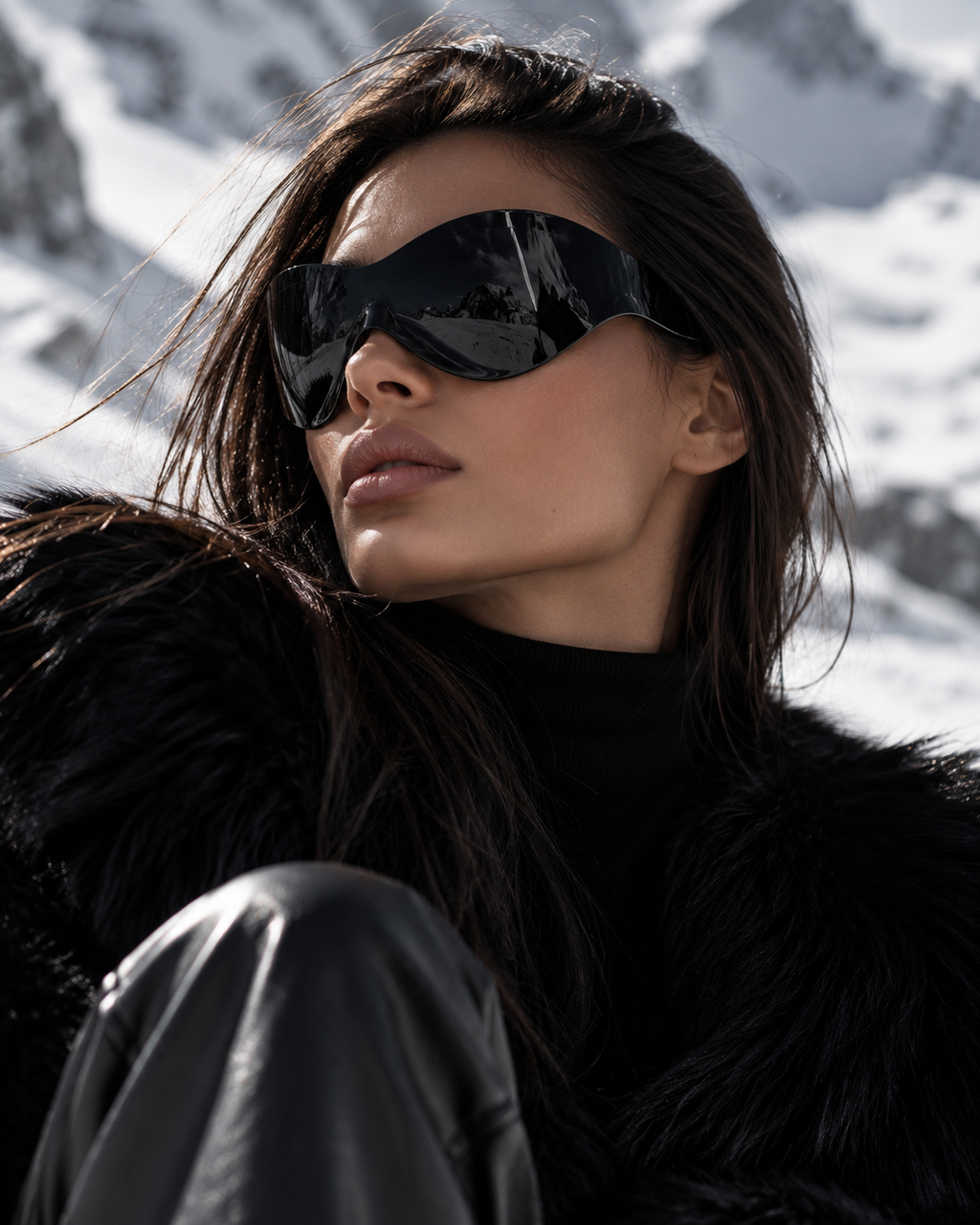 Futuristic Shield Sunglasses