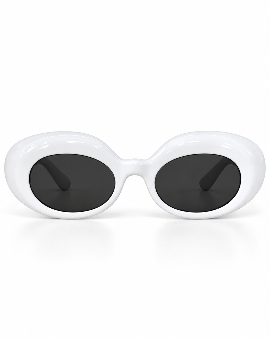 Oversized Retro Oval Sunglasses