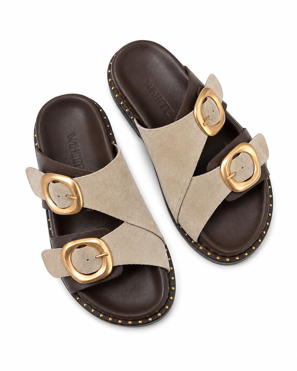 Женские шлепанцы Luna Double Buckle Comfort