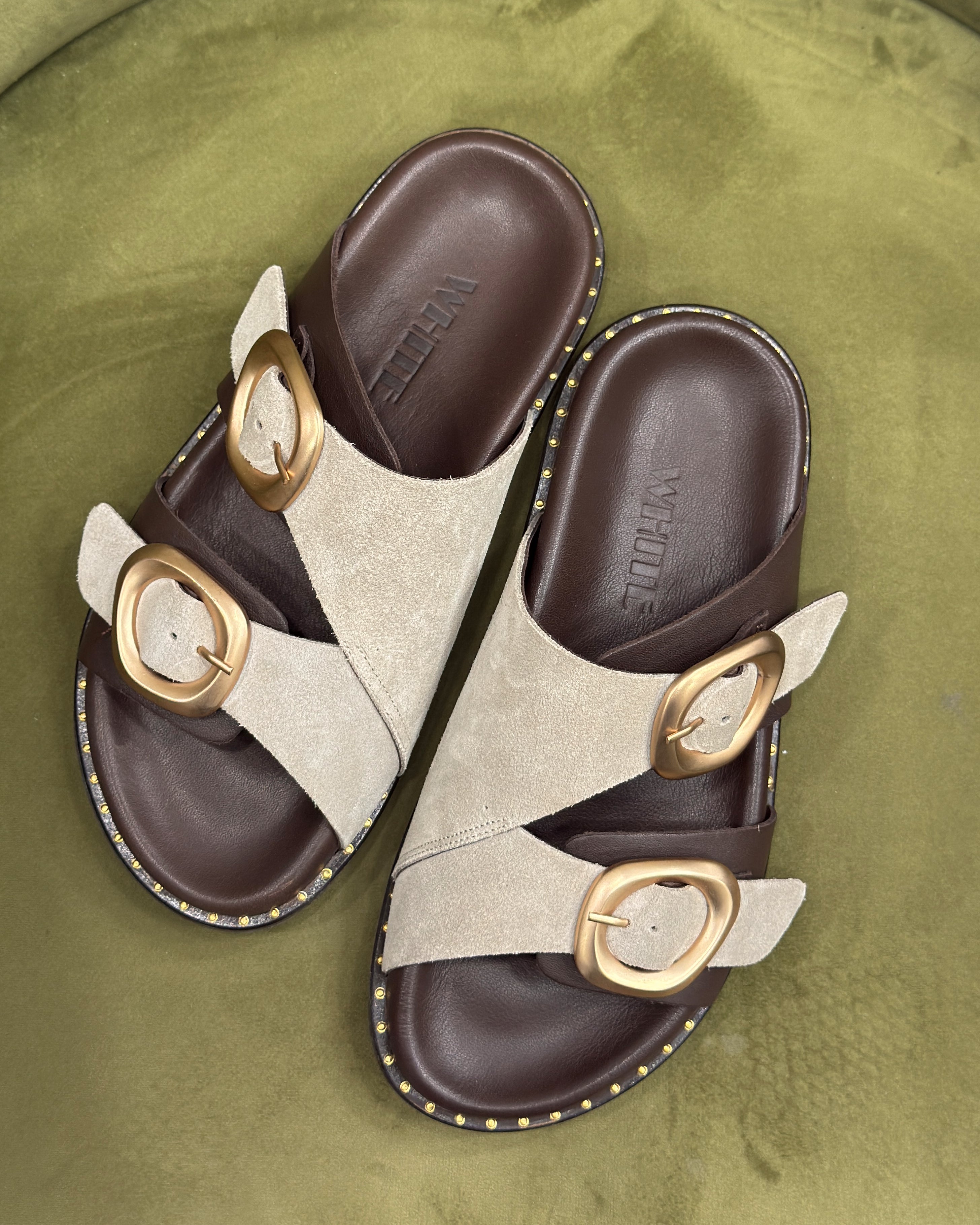 Женские шлепанцы Luna Double Buckle Comfort
