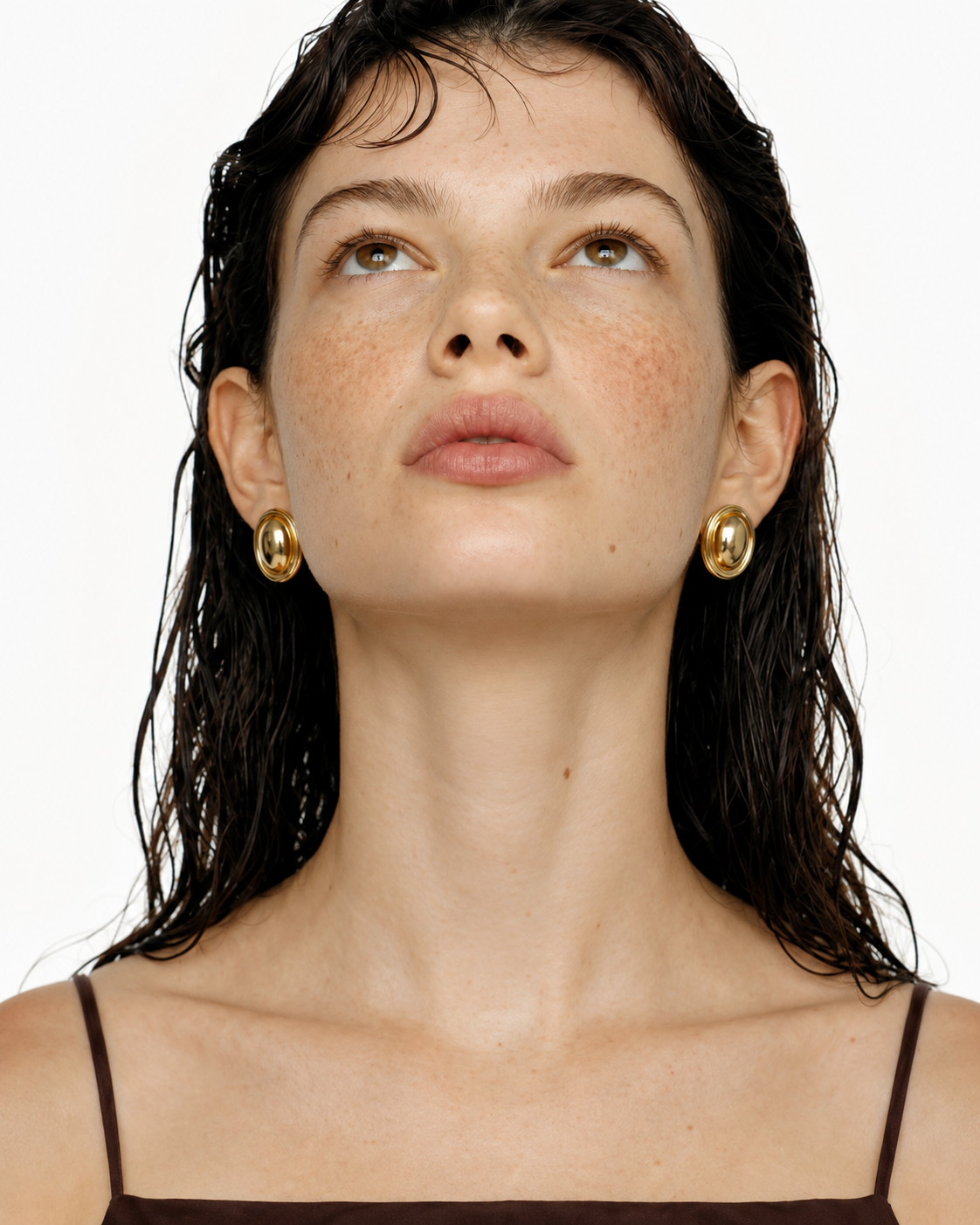 Aurora Oval Statement Earrings