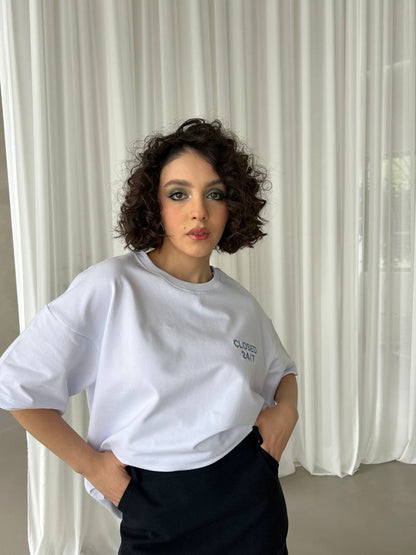 Oversized Cotton T-Shirt 24/7