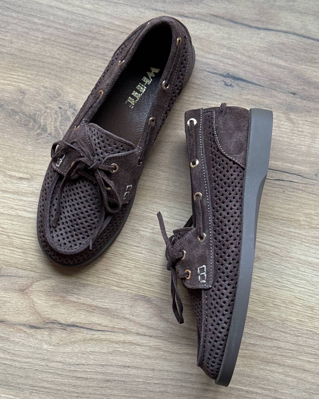 Sahara Breeze Perforated Suede Loafers