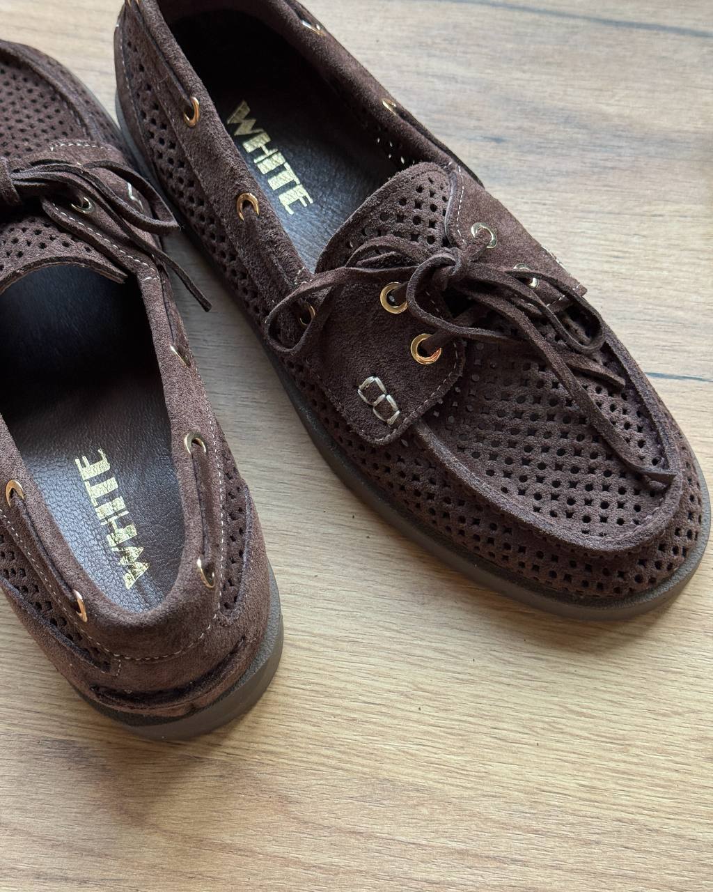 Sahara Breeze Perforated Suede Loafers