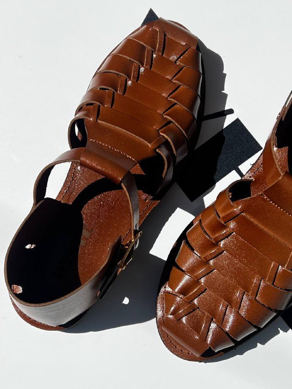 Athena brown sandals - White Store Armenia