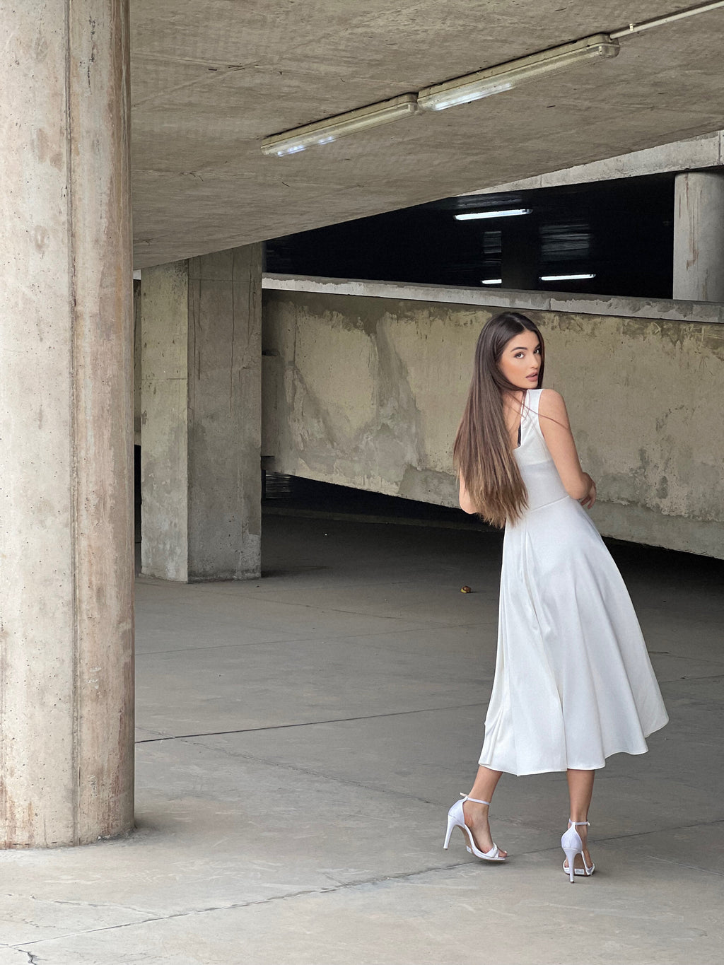 Basic midi dress - White Store Armenia