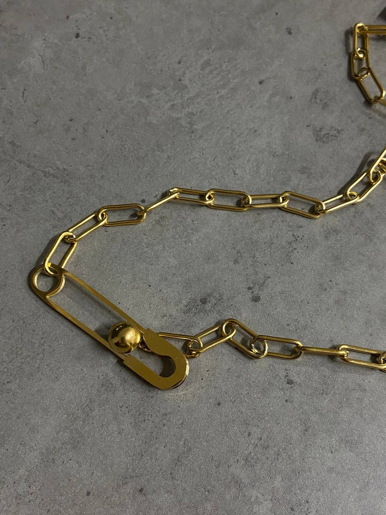 Chain pin necklace - White Store Armenia