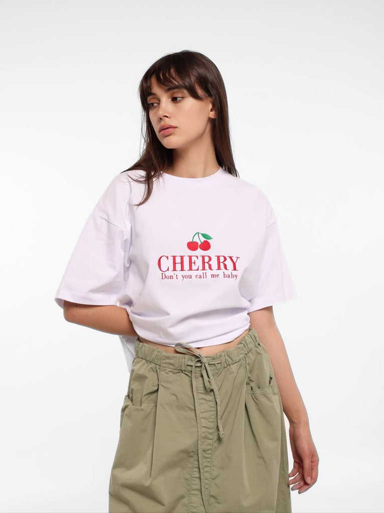 Cherry cherry T-shirt - White Store Armenia