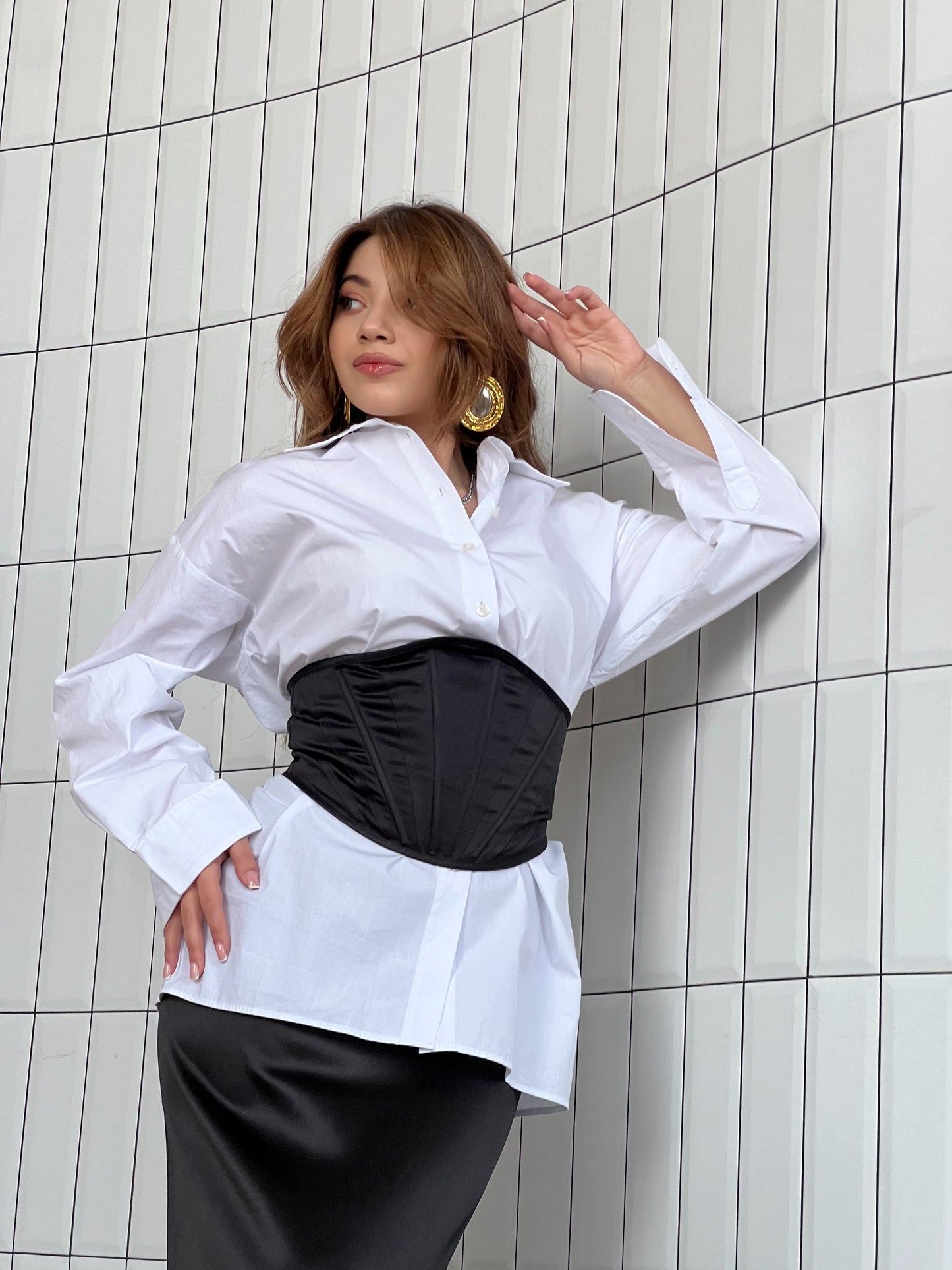 Corset-wide belt - White Store Armenia