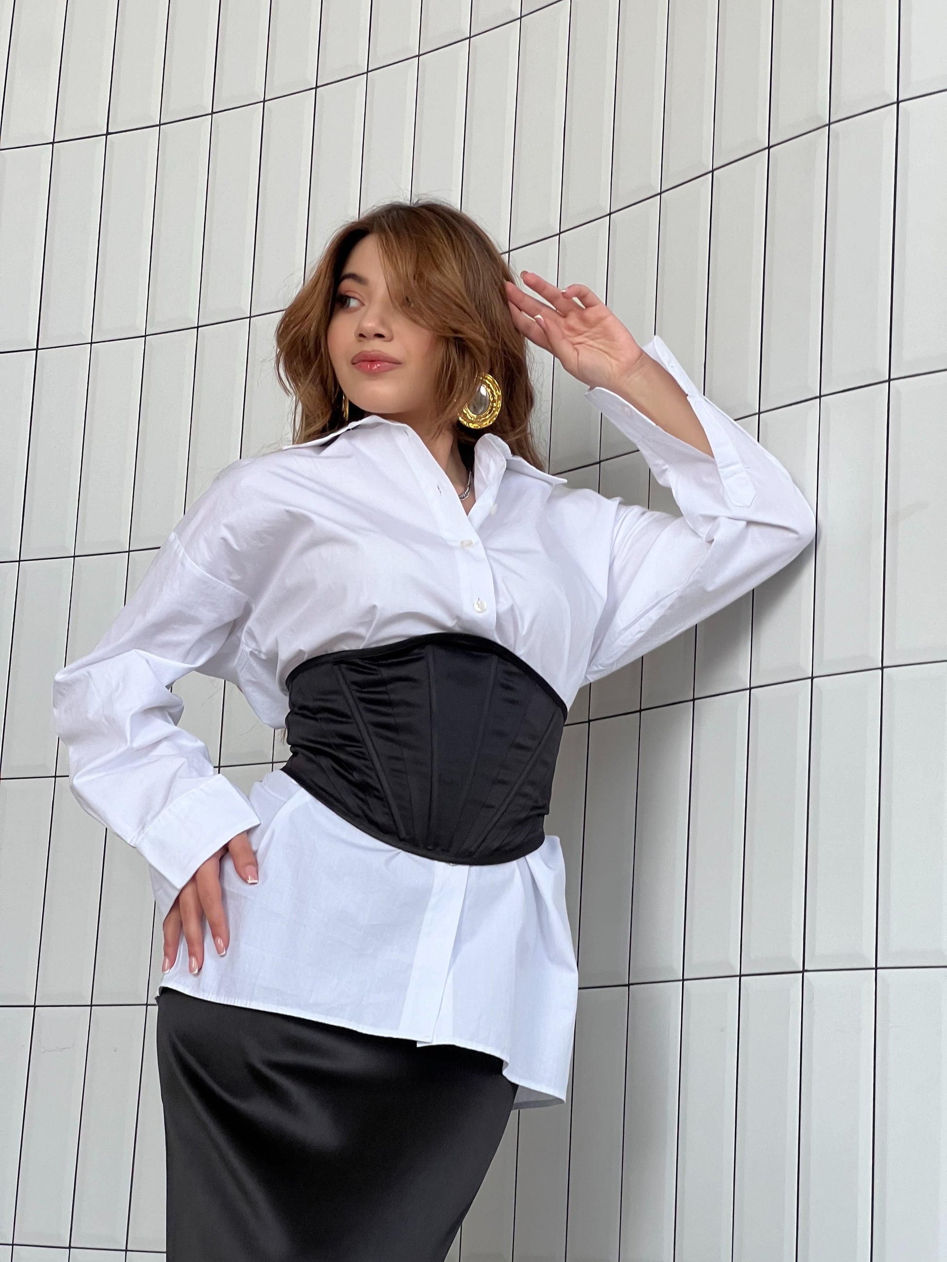 Corset-wide belt - White Store Armenia