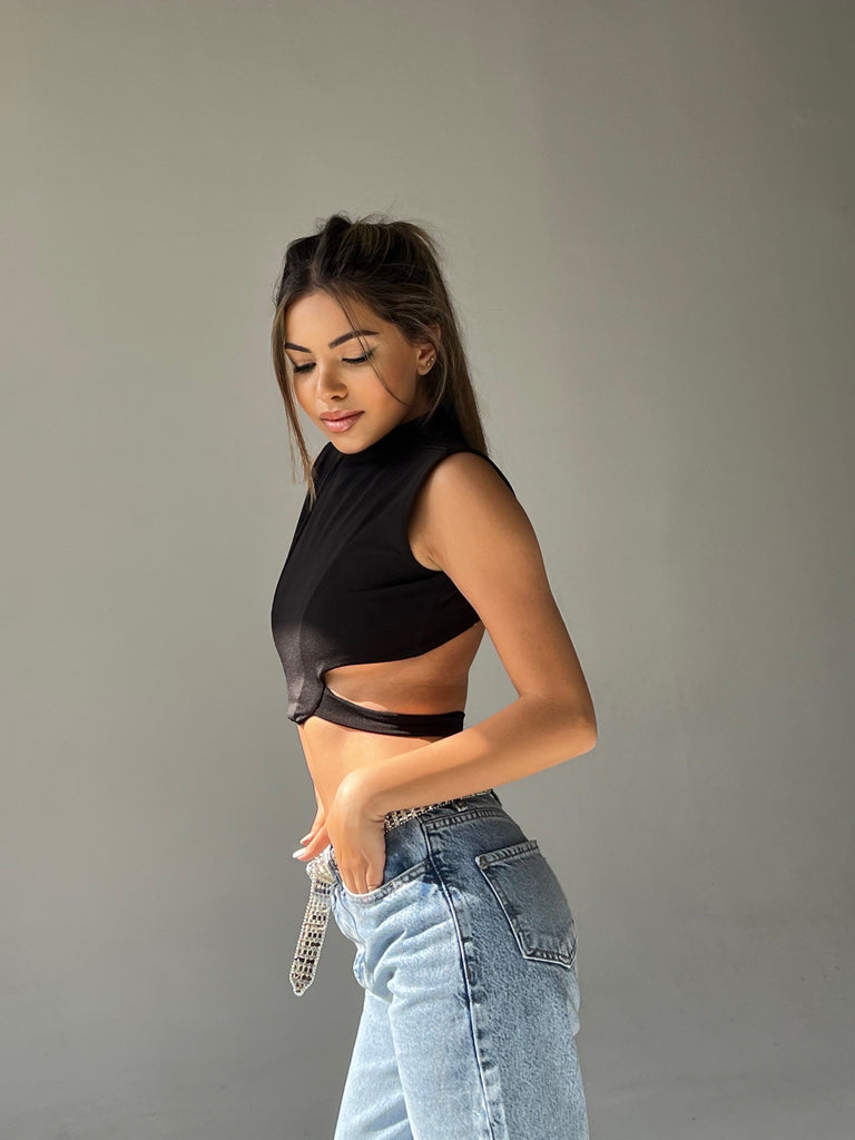Cut-out crop top - White Store Armenia