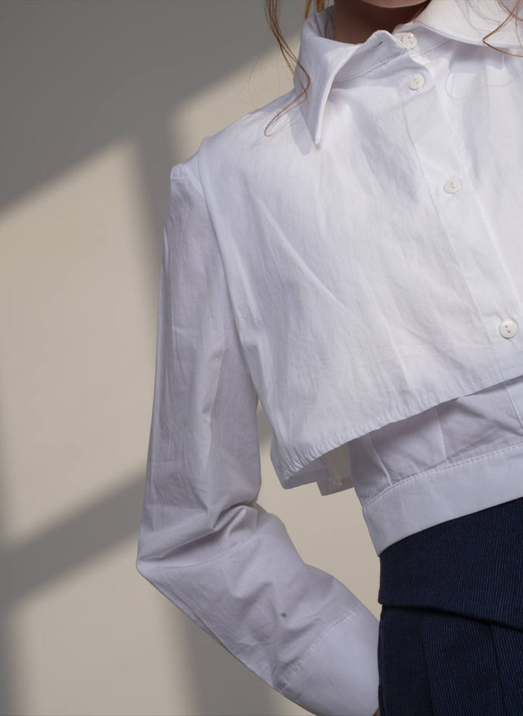 Double layer shirt - White Store Armenia