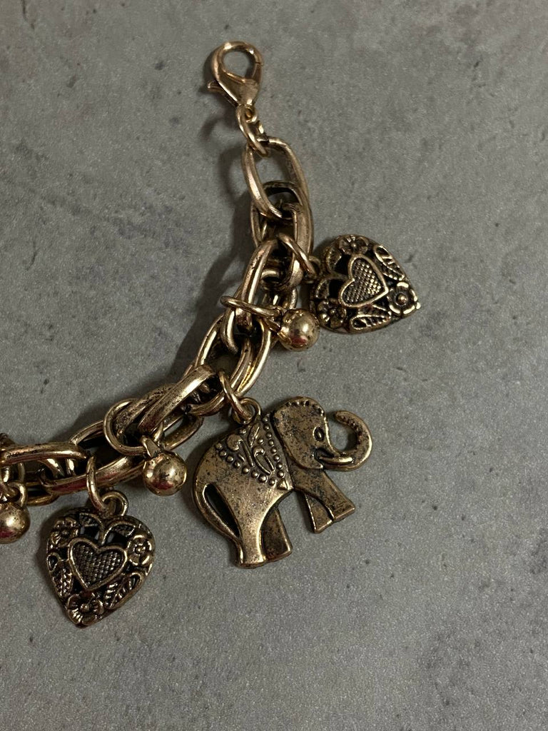 Elephant charms bracelet - White Store Armenia