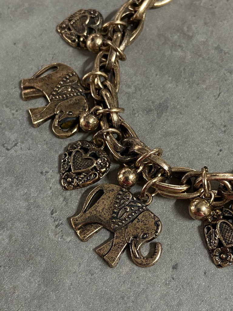 Elephant charms bracelet - White Store Armenia