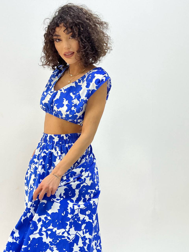 Flower print top - White Store Armenia