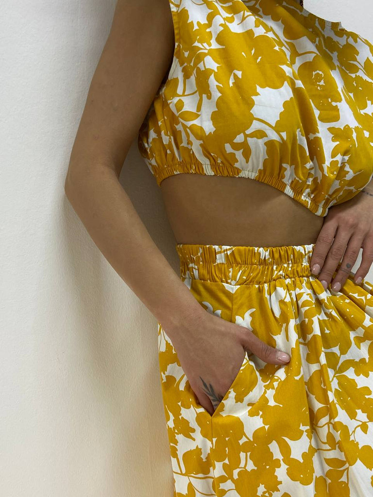 Flower print top - White Store Armenia