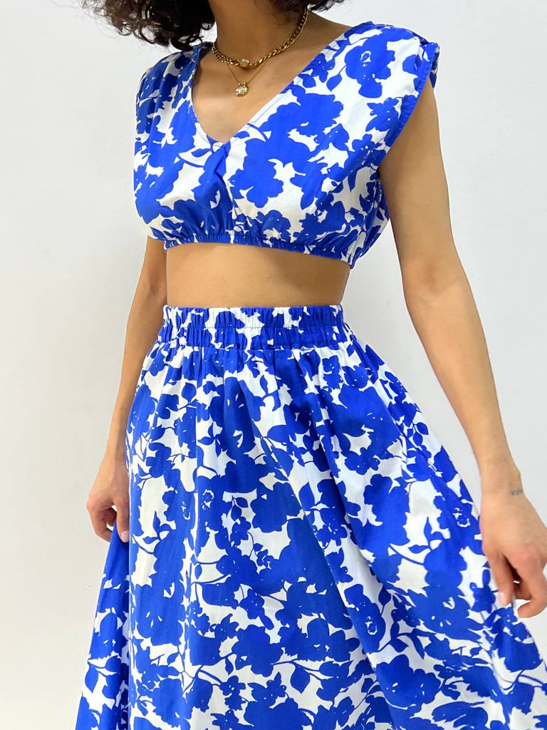 Flower print top - White Store Armenia