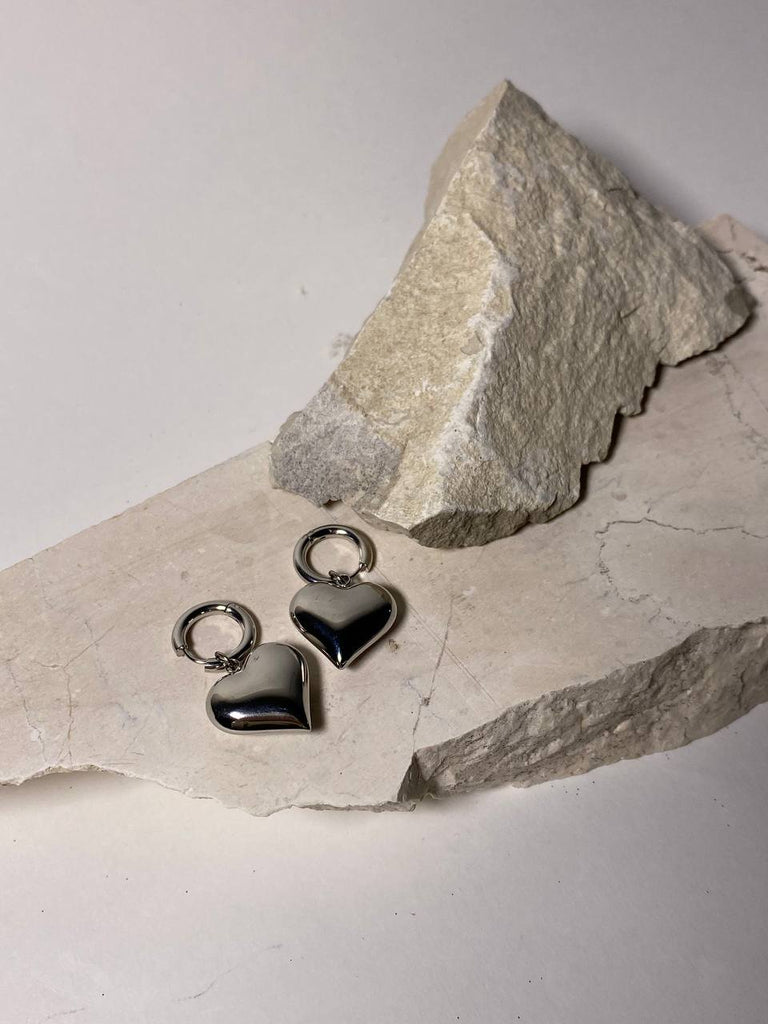 Heart congo earrings - White Store Armenia