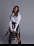 Leather belt-skirt - White Store Armenia