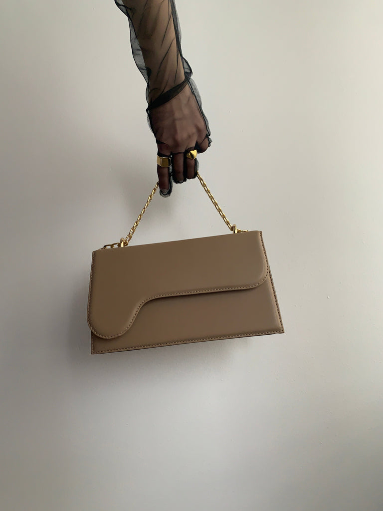 Leather chain handbag - White Store Armenia