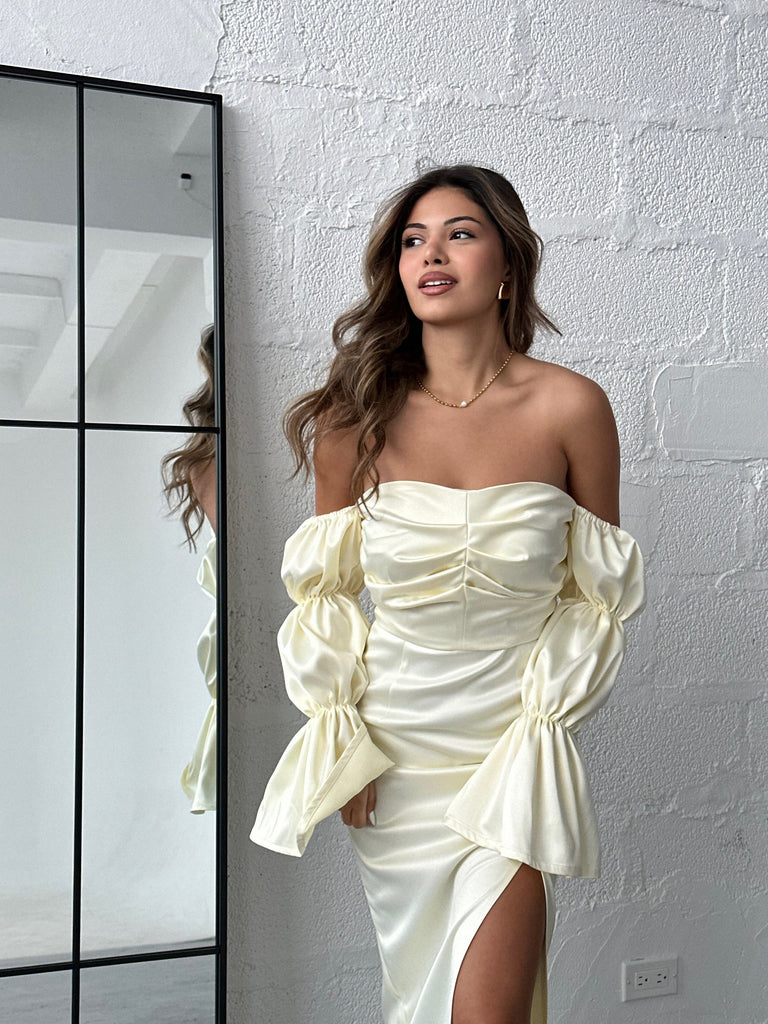 Marie sleeves dress - White Store Armenia