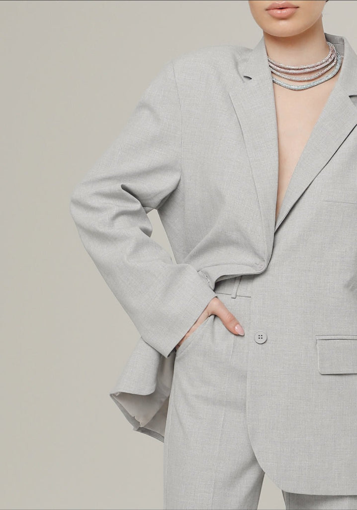 Oversized suit blazer - White Store Armenia
