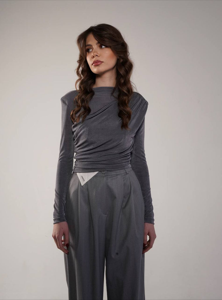 Pleated blouse - White Store Armenia